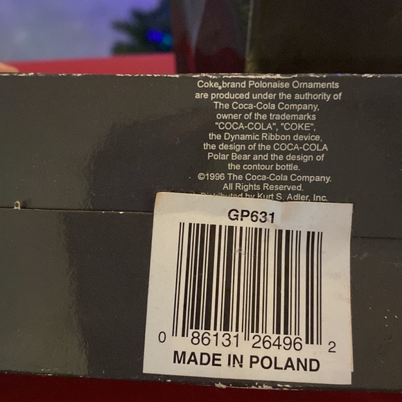 Coca-Cola Polonaise Christmas ornament collection, 1996 - Picture 11 of 12